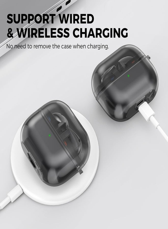 AhaStyle Clear Case for Samsung Galaxy Buds 3 FE (2025) / Galaxy Buds3 Pro and Galaxy Buds 3 (2024) [Anti-Yellowing] Soft TPU Protective Covers Skin Compatible with Samsung Galaxy Buds3 Series - Image 5