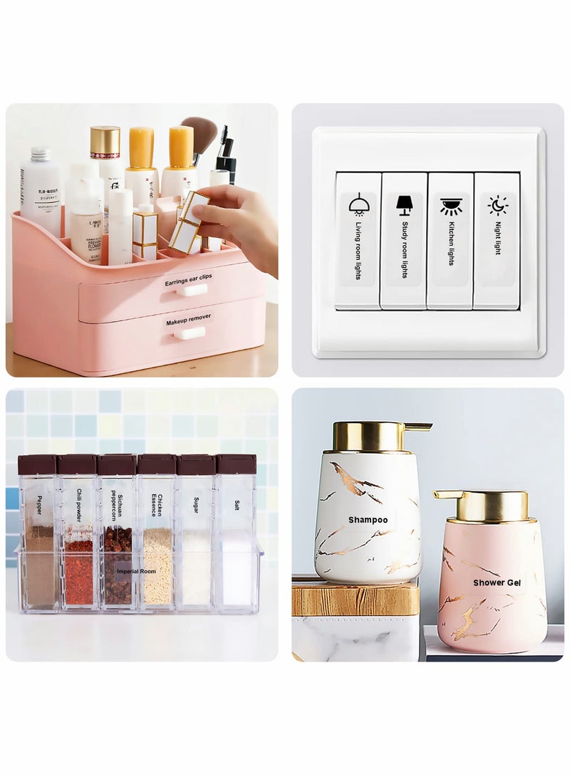 Excefore P11 Label Makers, Portable Thermal Sticker Printer Machine with Tape, Inkless & Wireless, Labelmaker for The Home Edit and Office Organization, White - Image 5