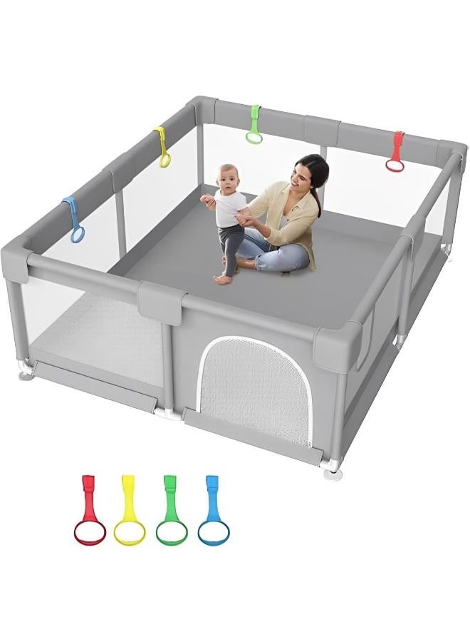 Piccasio Baby Playpen with Gate - Image 1
