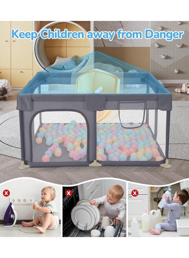 Piccasio Baby Playpen with Gate - Image 3