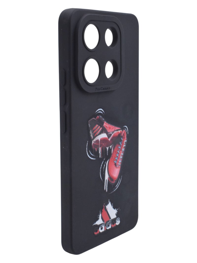 Adidas Plastic Back Cover For Xiaomi Redmi Note 13 - Multicolour - Image 2