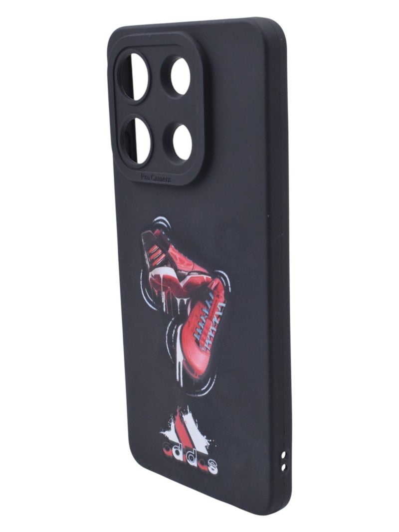Adidas Plastic Back Cover For Xiaomi Redmi Note 13 - Multicolour - Image 3