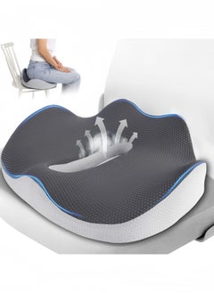 Brinaoki Office Seat Cushion Memory Foam Chair Cushions 3D Design for Pressure Relief, Back Pain Relief, Sciatica, Lower Back and Spine Support, Hemorrhoid Pain Relief  - Image 2