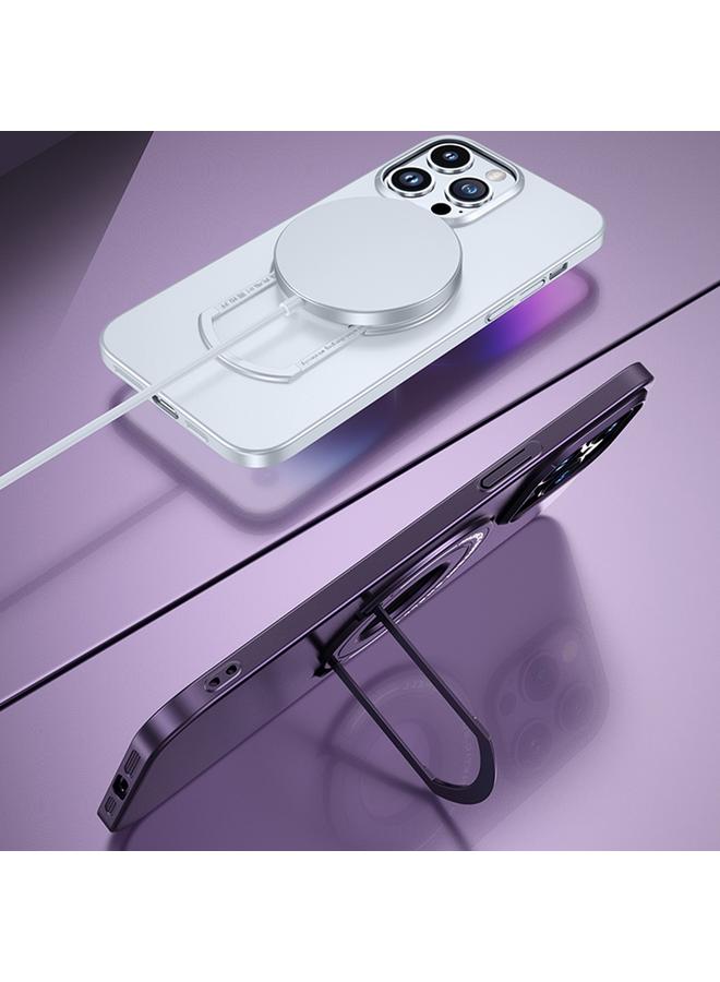 erorex Case For iPhone 15 Plus Matte Magsafe Magnetic Phone Case with Trolley Holder - Image 3