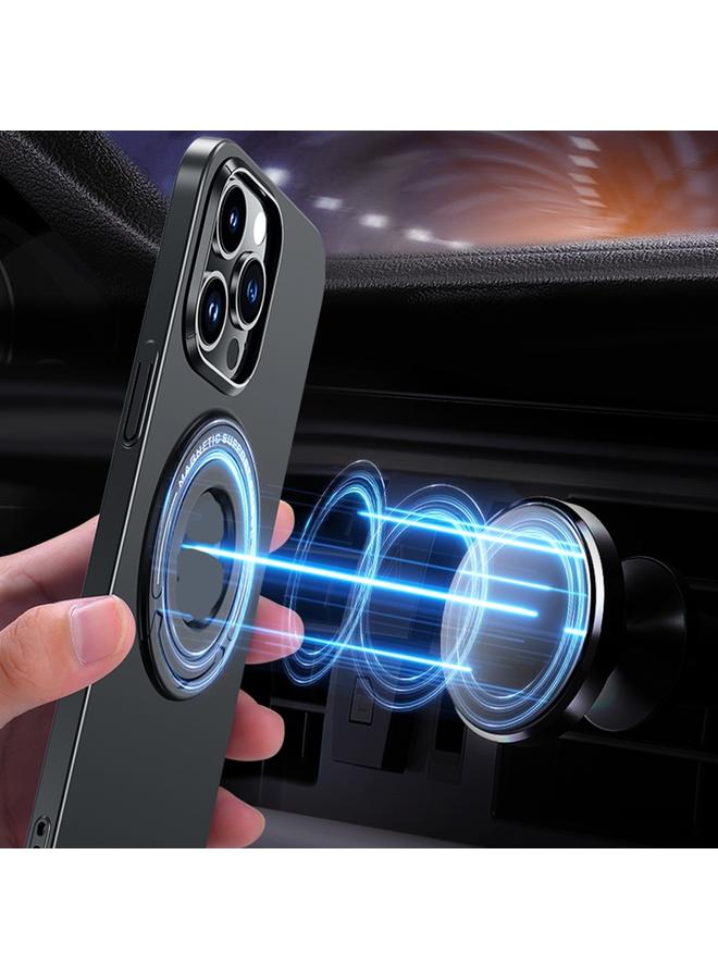 erorex Case For iPhone 15 Plus Matte Magsafe Magnetic Phone Case with Trolley Holder - Image 5