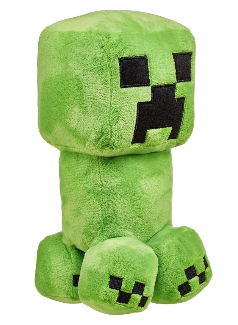 Minecraft Creeper Plush 12-in Character Dolls, Soft, Collectible Gift for Fans Age 3 and Older - Image 1