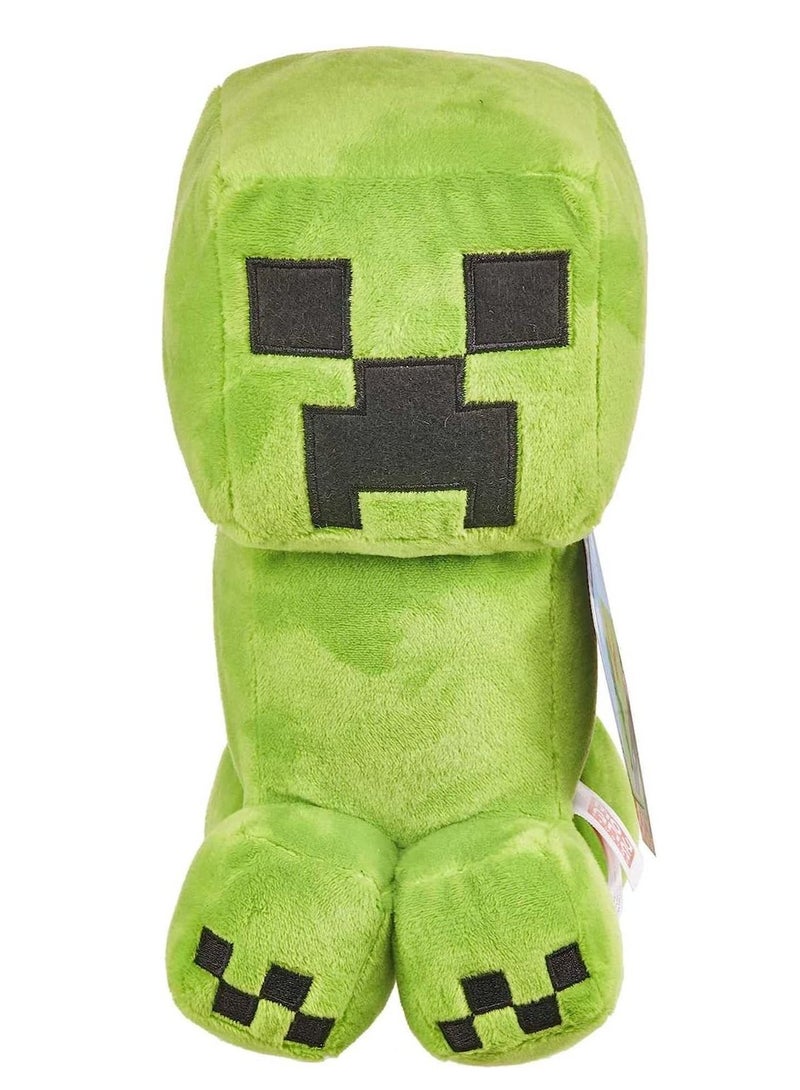 Minecraft Creeper Plush 12-in Character Dolls, Soft, Collectible Gift for Fans Age 3 and Older - Image 2