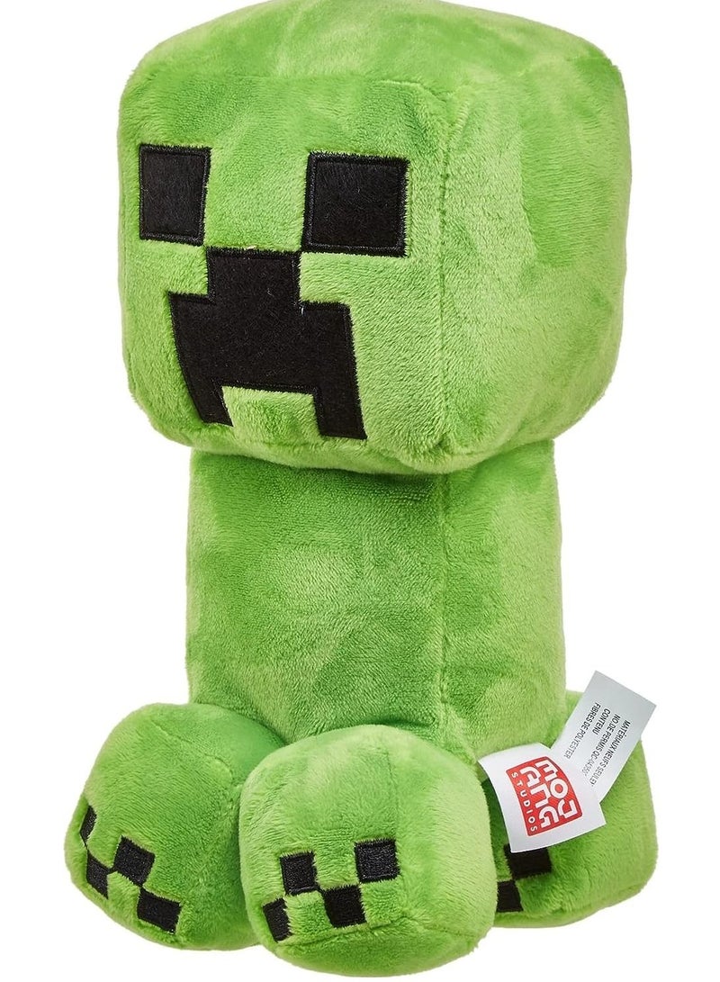 Minecraft Creeper Plush 12-in Character Dolls, Soft, Collectible Gift for Fans Age 3 and Older - Image 3