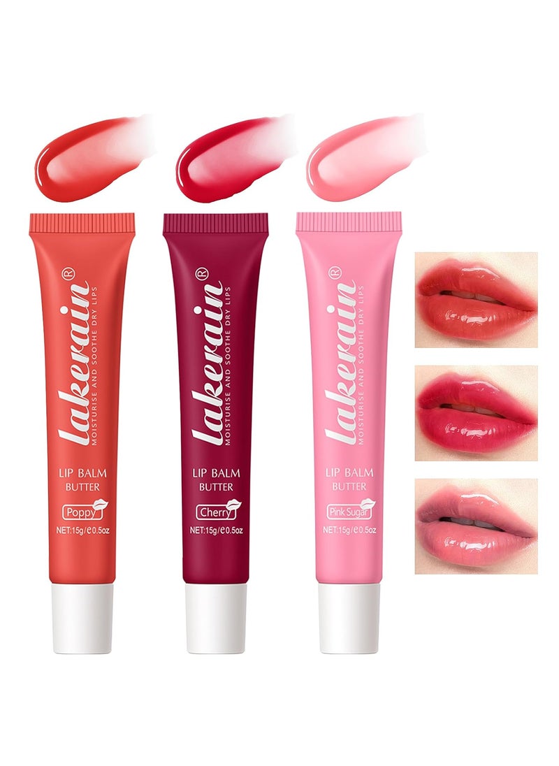 Jutqut - Lip Butter Balm DayNight Hydrating Lip Mask Moisturizing Lip Balm Butter UltraNourishing Lip Care Moisturizer Lip Butter Gloss Shine Lip Glow Oil Makeup456 - Image 1