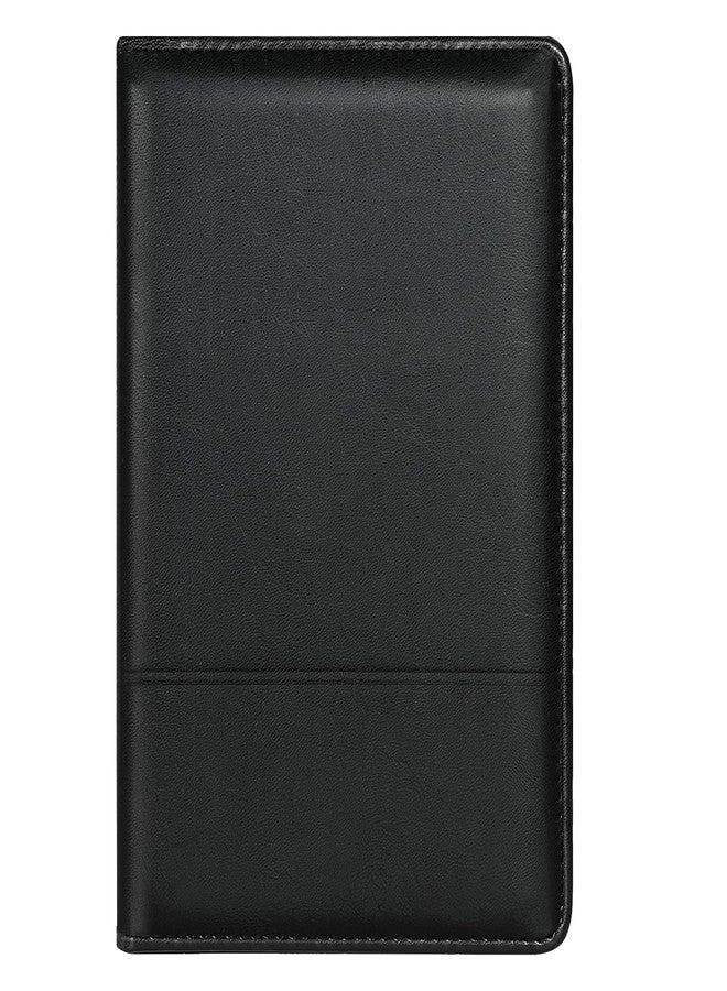 Gorbado A5 Padfolio Business Portfolio Folder,Junior Size Document Folder Organizer,Leather Padfolio with Interior Pocket and Pen Loop, 5 x 8 Writing Pad Included - Image 2