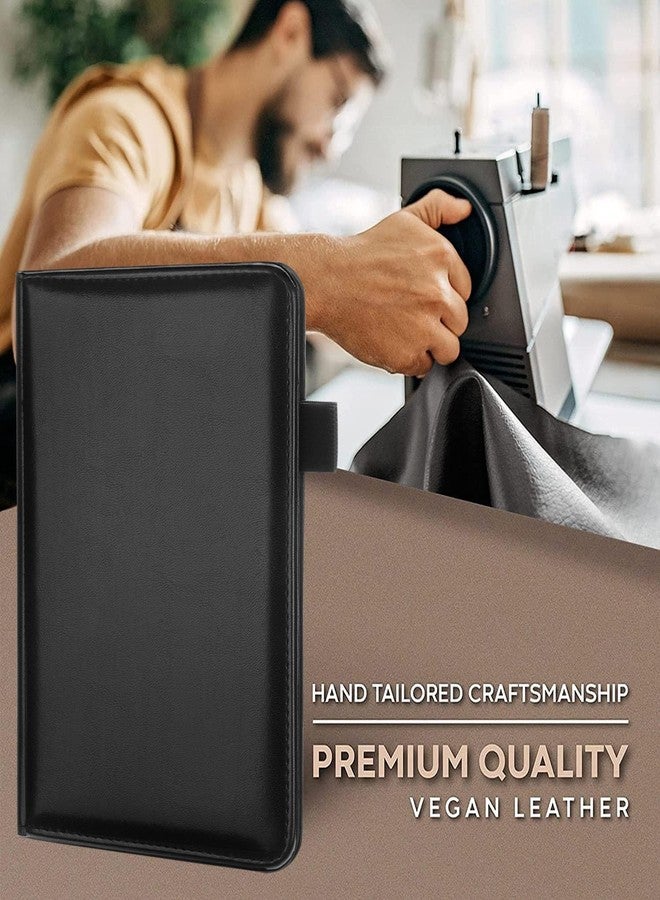 Gorbado A5 Padfolio Business Portfolio Folder,Junior Size Document Folder Organizer,Leather Padfolio with Interior Pocket and Pen Loop, 5 x 8 Writing Pad Included - Image 5