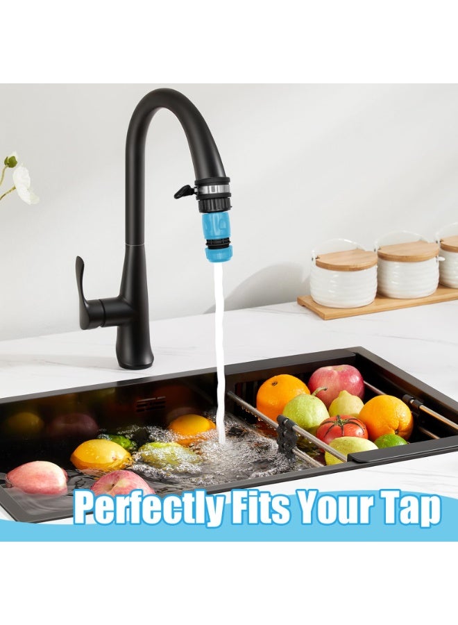 سانموجيد موصل صنبور مطاطي عالمي مع محول خرطوم، 22-24 مم داخلي وخارجي - Image 5