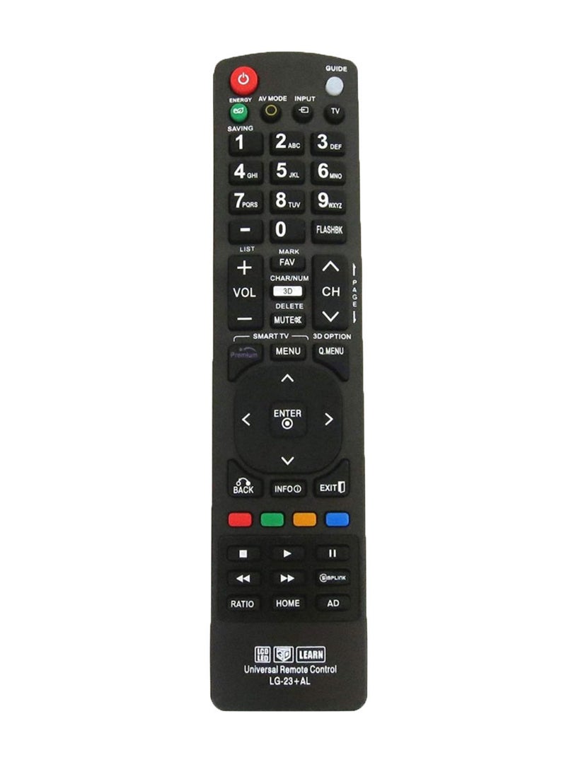 NIBEMINENT Universal Remote Control For LG TV Black - Image 1