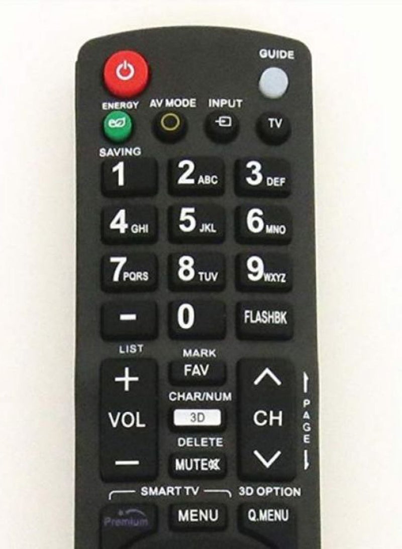 NIBEMINENT Universal Remote Control For LG TV Black - Image 2