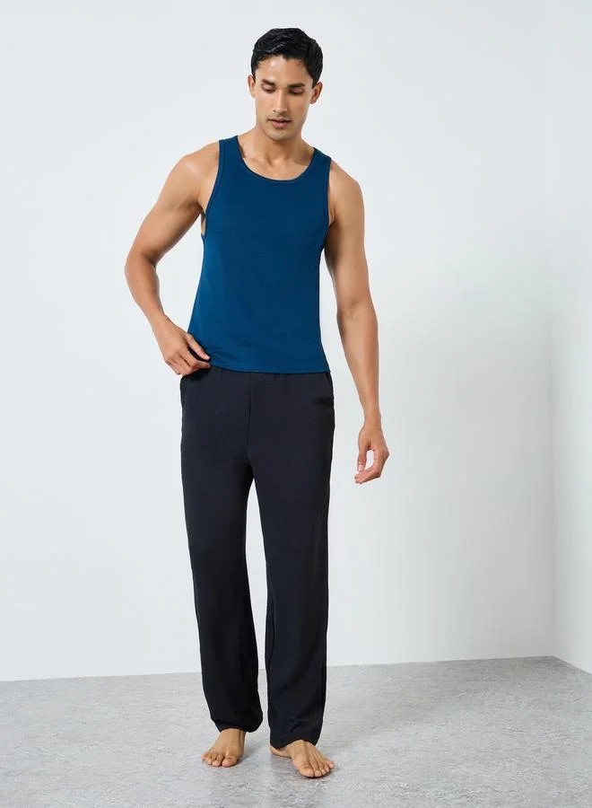 Styli Men Textured Pyjama With Drawstring