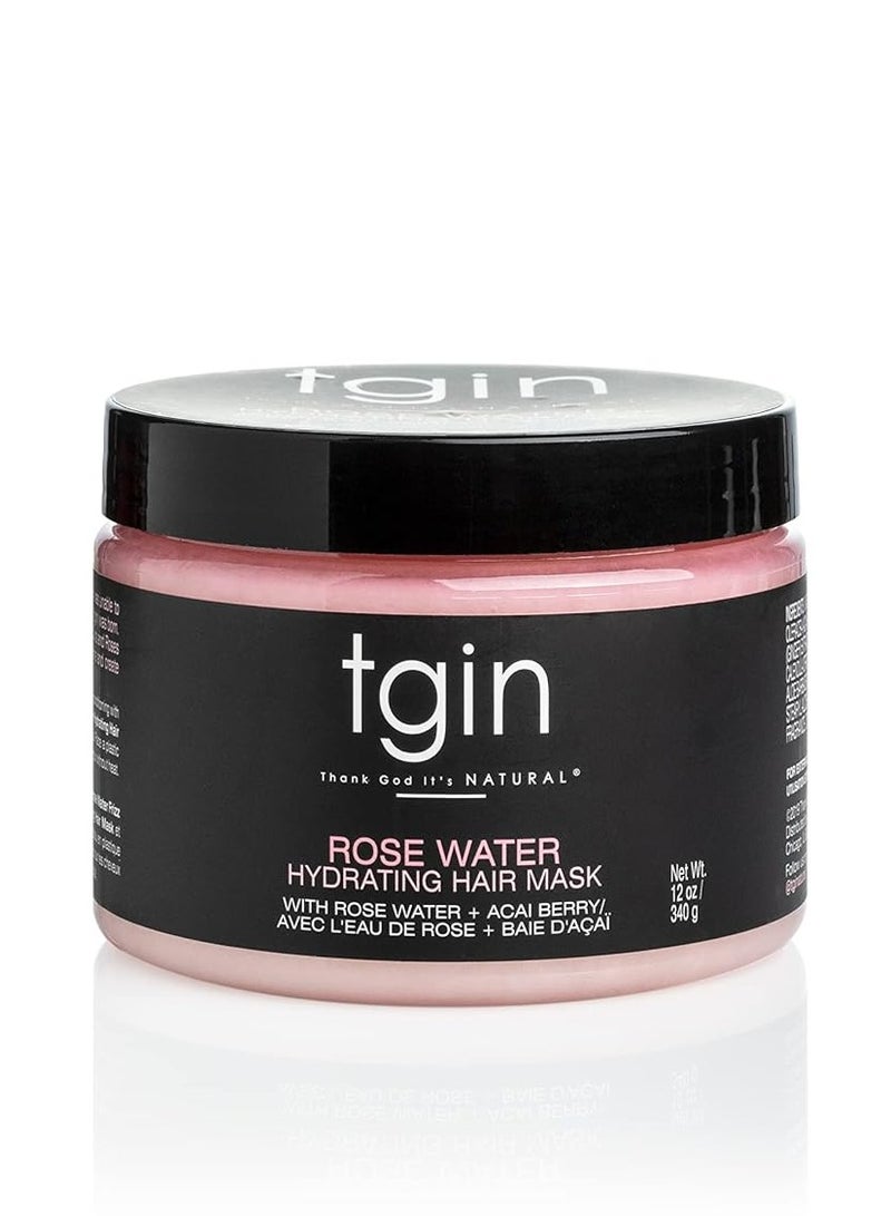 Tgin Rose Water Hydrating Hair Mask 340g - Image 1