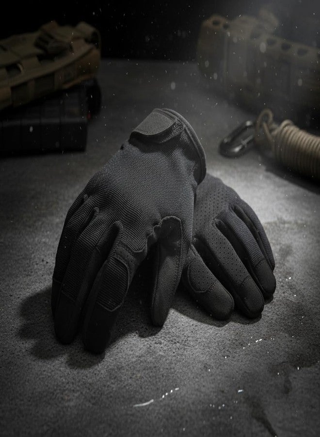Mil-Tec Men's Touch Gloves Black size XL - Image 3