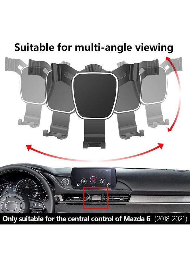 musttrue Car Phone Holder for Mazda 6 2018 2019 2020 2021 Auto Accessories Navigation Bracket Interior Decoration Mobile Cell Phone Mount - Image 5