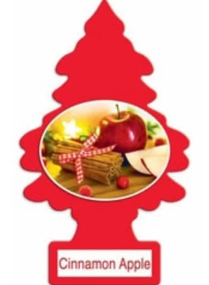 ليتل تريز 3 قطع من بطاقة معطر الهواء بالتفاح والقرفة - Image 2