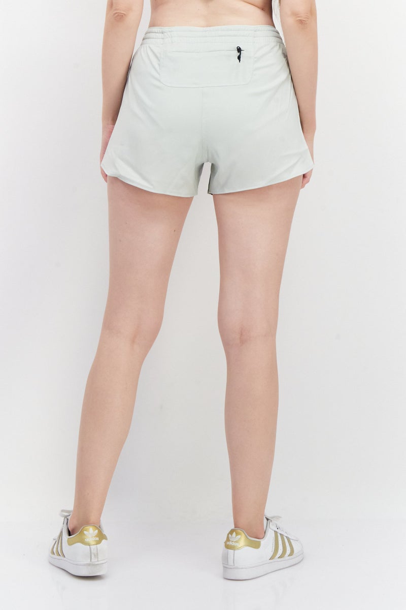 Adidas Women Sportswear Fit Training Shorts, Lime Green - Image 3