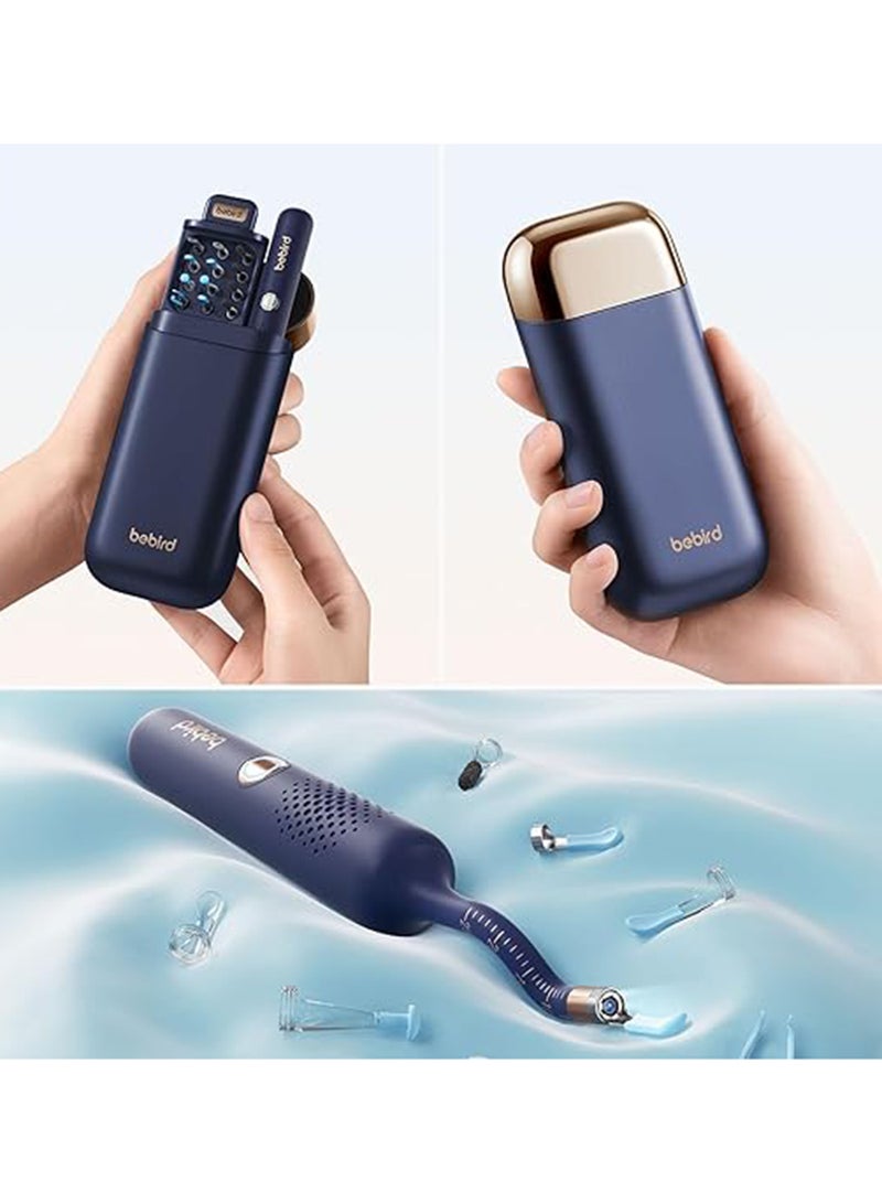 Bebird Earsight Plus: Ear Wax Removal Tool Camera & Light, Visual Earwax Cleaner with Cleaning Kit As Spade/Spoon/Picker/Tweezers Clean Ears for Family, Ear-Scope Wireless WiFi Connect (Dark Blue)  - Image 2