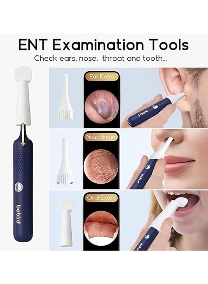 Bebird Earsight Plus: Ear Wax Removal Tool Camera & Light, Visual Earwax Cleaner with Cleaning Kit As Spade/Spoon/Picker/Tweezers Clean Ears for Family, Ear-Scope Wireless WiFi Connect (Dark Blue)  - Image 5