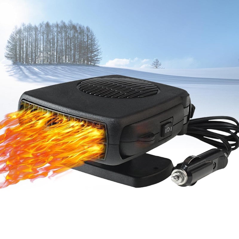 24V Car Heater 150W Fast Heating - Low Energy Consumption Safe Auto Defroster for 24V Trucks Winter Defogging Camping Trips - Image 3