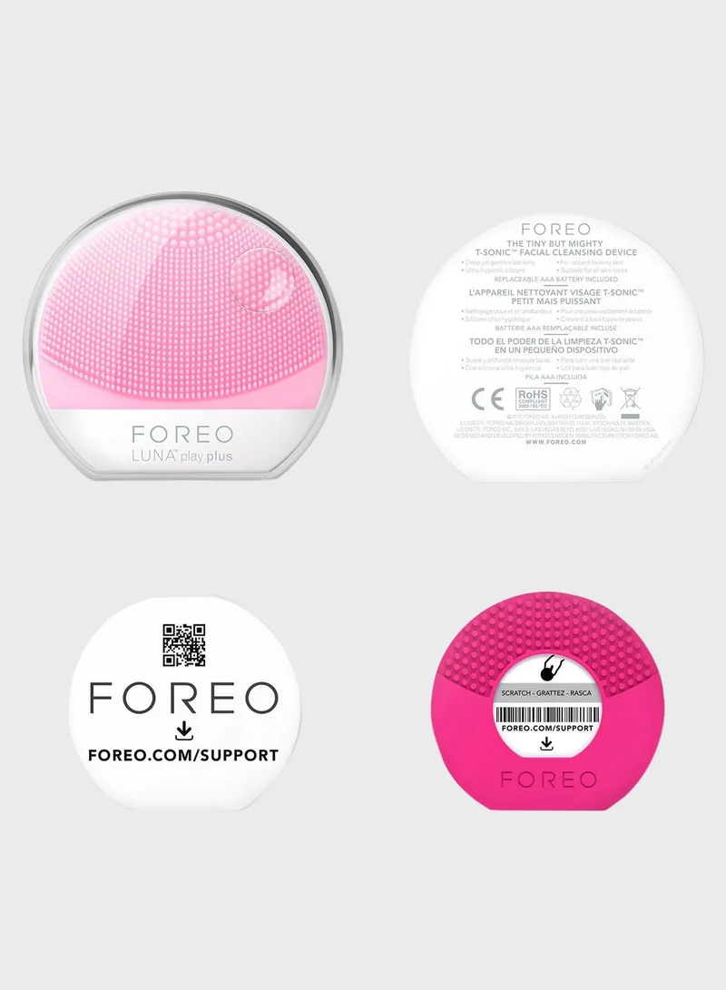FOREO LUNA play plus Facial Cleansing Brush - Pearl Pink