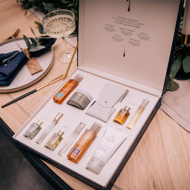 Aromatherapy Associates Our Favorite Moments Luxurious Gift Collection of Bath and Shower Oils Mists Roller Balls and Body Oil Made with Premium Essential Oils for Relaxation 1 count - Image 4