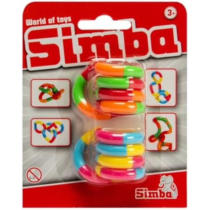 Simba 2 x Fidget Twister, Anti-Stress Toy, from 3 Years - Image 1