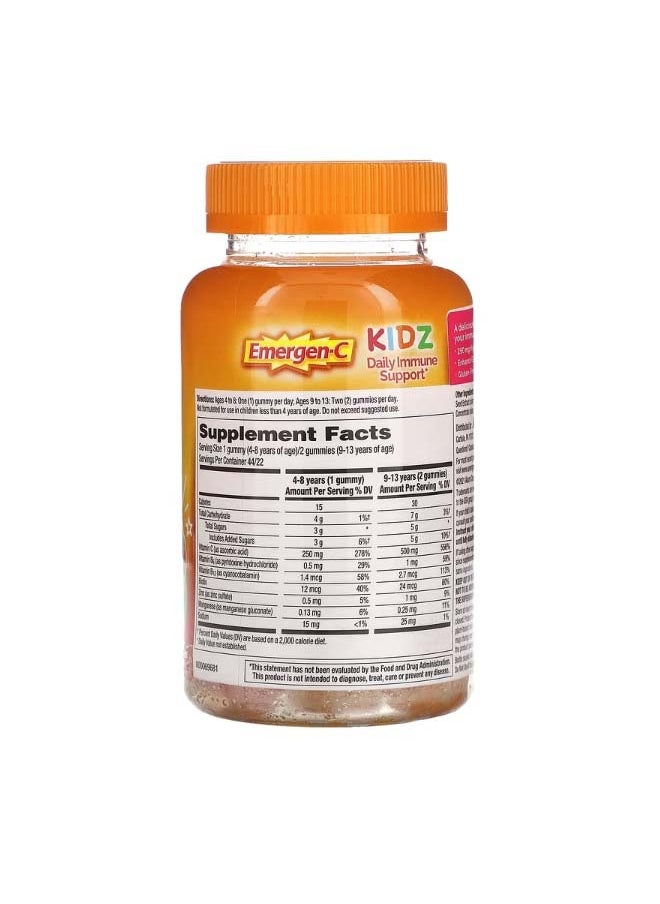 Emergen-C Kids Daily Immune Support Fruit Fiesta 44 Gummies  - Image 2