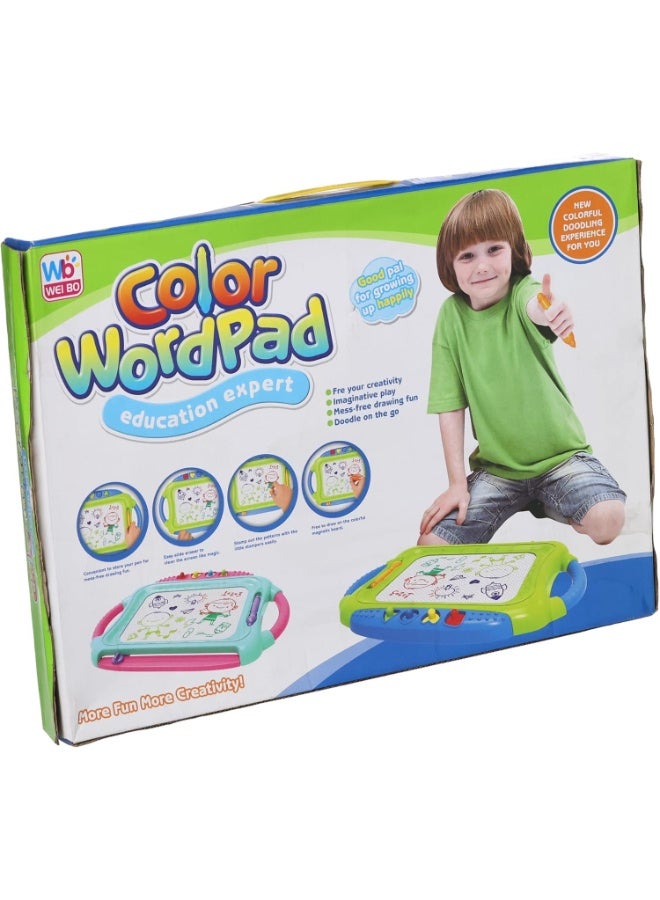 حديقة الألعاب لوح رسم وكتابة LCD ملون للأطفال – تابلت للرسم والكتابة قابل لإعادة الاستخدام للأولاد والبنات - Image 4