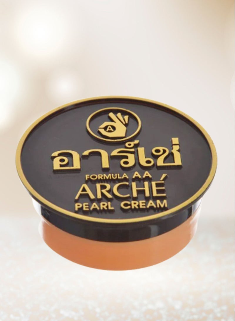 Arche 2 Pieces Skin Lightening Cream 5 Grams 3 In 1 With Multiple Properties Including Covering Black Spots On The Face Sun Protection Softening The Skin Cream Before Makeup - Image 2