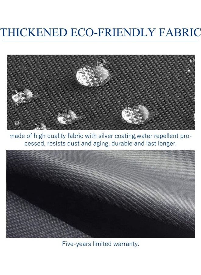 Arabest Washing Machine Cover/Dryer Cover,Fit for Most 7.5-12KG. Front loading Machine,Cover on 4 Sides-Maximum Protection(Gray，W27 D33 H39 inches)  - Image 5
