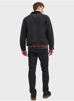 JACK & JONES Jjiclark Jjeven Rinse  Wash Straight Fit Jeans  - Image 2