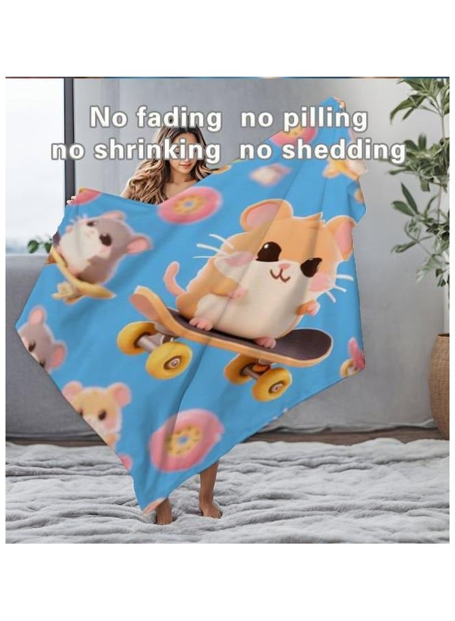 general Flannel thin blanket (warm and comfortable, suitable for sleep, gaming, dust removal and sandproof) 150cm*200cm - 1056 - Image 1