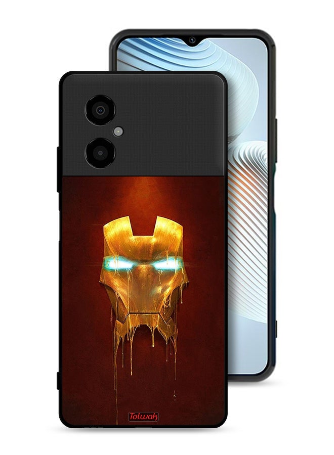 Tolwak Xiaomi Poco M4 5G Protective Case Cover Iron Man Marvel Comics - Image 1