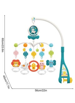 Generic Baby Bed Mobile, 3 in 1 Cot Bed Toy Mobile with Music Box and Baby Projector, Removable Rotating Sensory Toy for Babies, Boys, Girls, Kids, Attach to the Crib  - Image 4