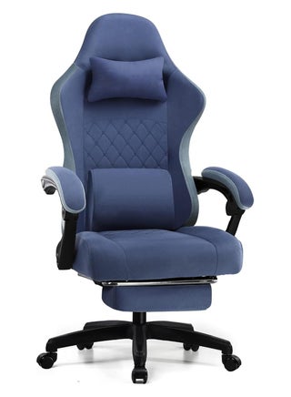 Gaming Chair with Footrest, Ergonomic Gamer Chair with Lumbar Support Massage Adjustable High Back Comfortable Fabric Office Chair Style Computer Reclining Office Chair for Adults - pzsku/Z058CD3D7070BD57091BEZ/45/_/1715767291/7b778035-8a65-4970-9d90-24e62eb7d95a