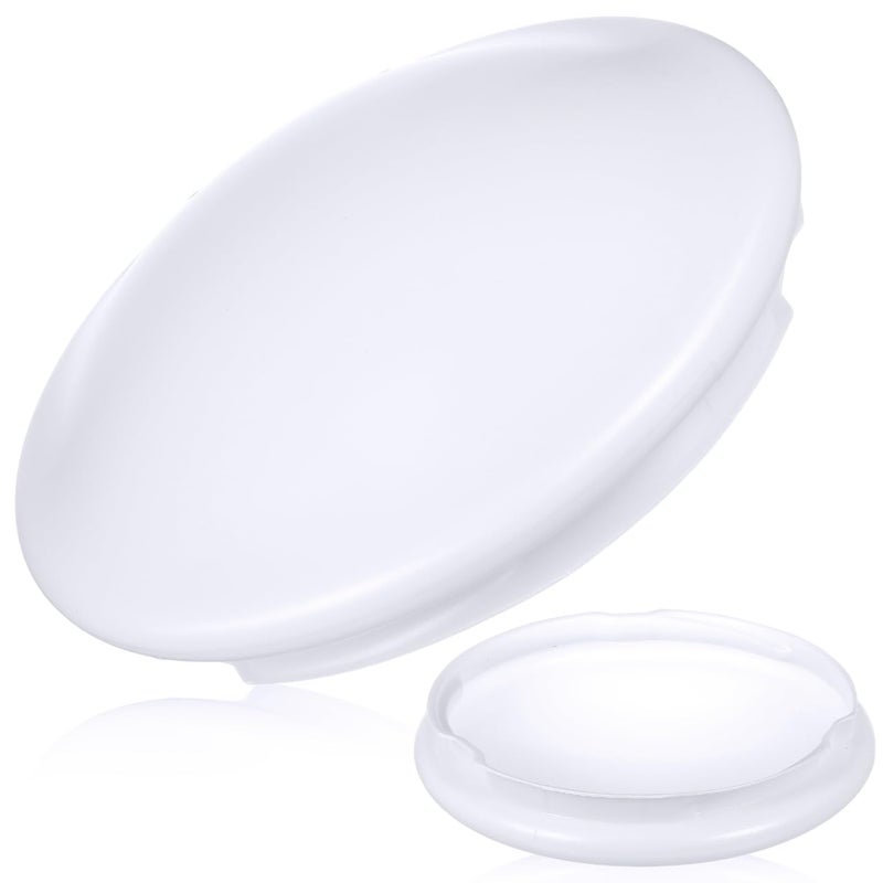 IWOWHERO Flush Mount Ceiling Light Covers Plastic Mushroom Light Shade Replacement Frosted Lamp Dustcovers for Wall Sconce Chandelier Fixtures 786X255inch - Image 2