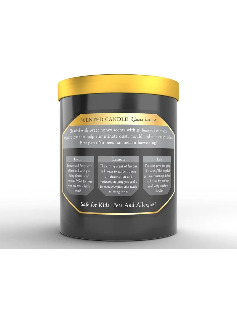 Shower Scents Shower Scents Dark Phoenix Beeswax 3 - Wick Scented Candle 410g