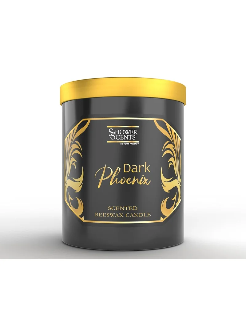 Shower Scents Shower Scents Dark Phoenix Beeswax 3 - Wick Scented Candle 410g