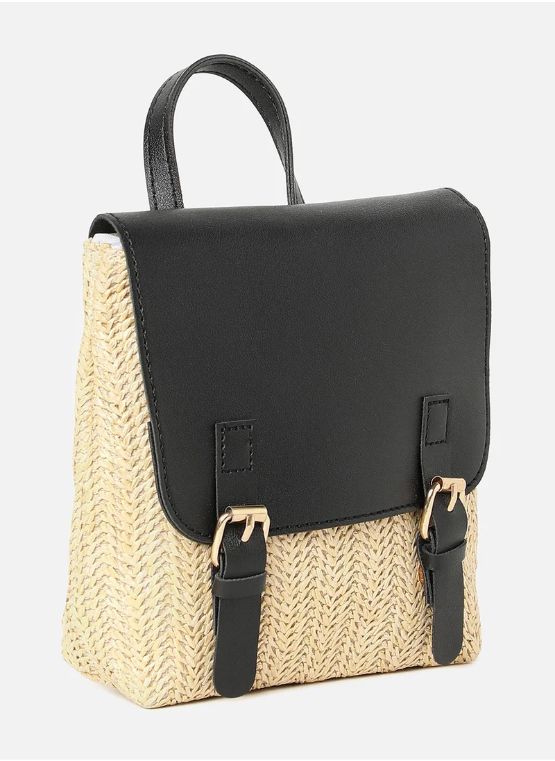 Haute Sauce Shirley Black & Cream Backpack