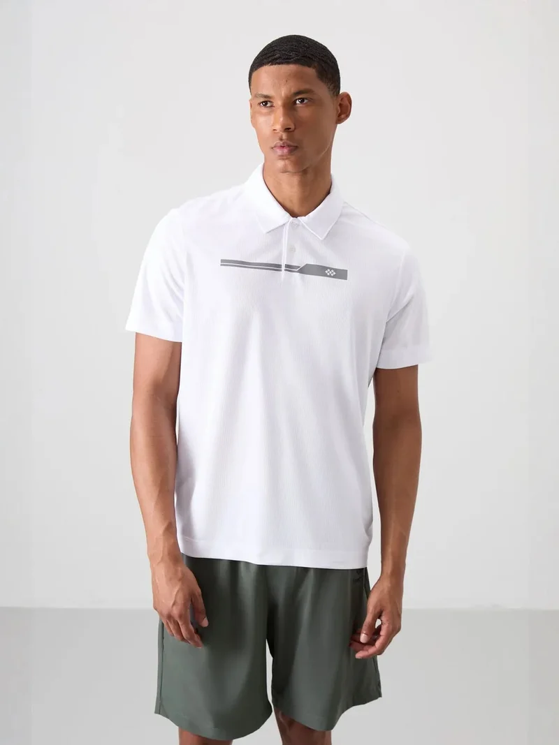 تومي لايف TOMMY Men's Polo Collar Button T-Shirt