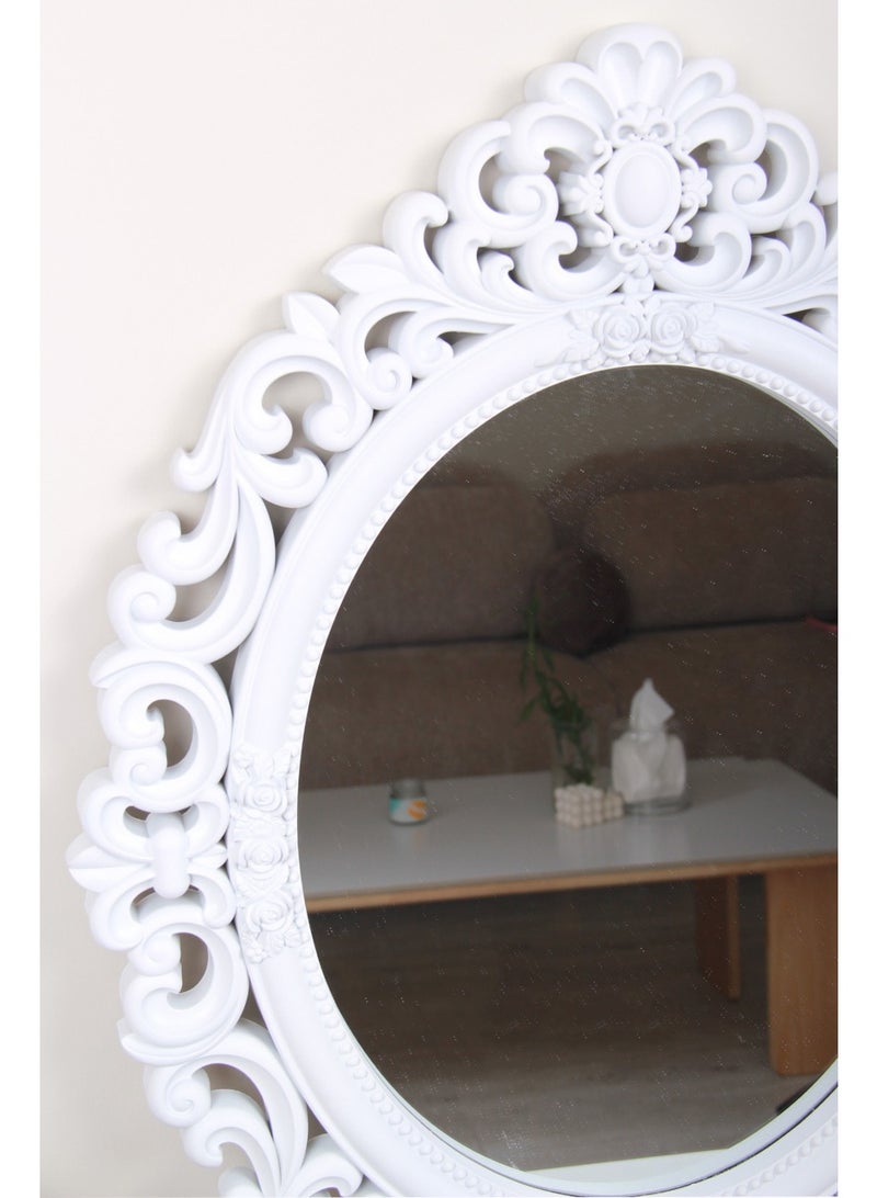 Generic420apple An elegant mirror with a luxurious frame adds a touch of sophistication to any space. 72 x 57 cm - Image 4