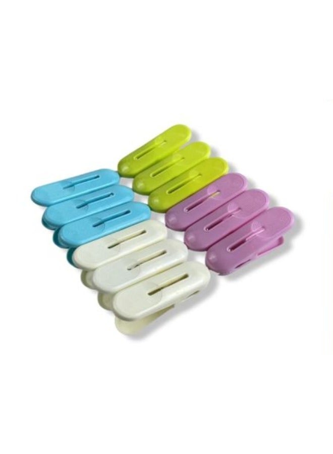 Plastic Clothes Tweezers Set - 16 Pieces - Image 1