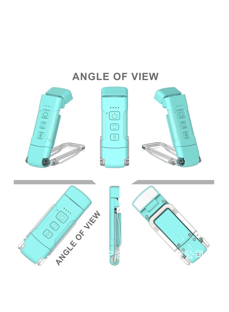 USB Mini Eye Protection Light Folding Book Holder Light Portable Book Light Simple Eye Protection Reading Light LED Card Light White  - Image 3