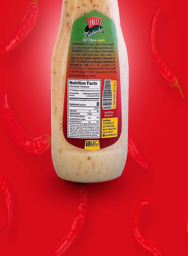 FRITZ Hot Sauce (250 g) - Especially Ideal for your meals, Hot Dogs, Burgers, Sandwiches - Enhances Flavors and Adds a Hot Kick - Image 3