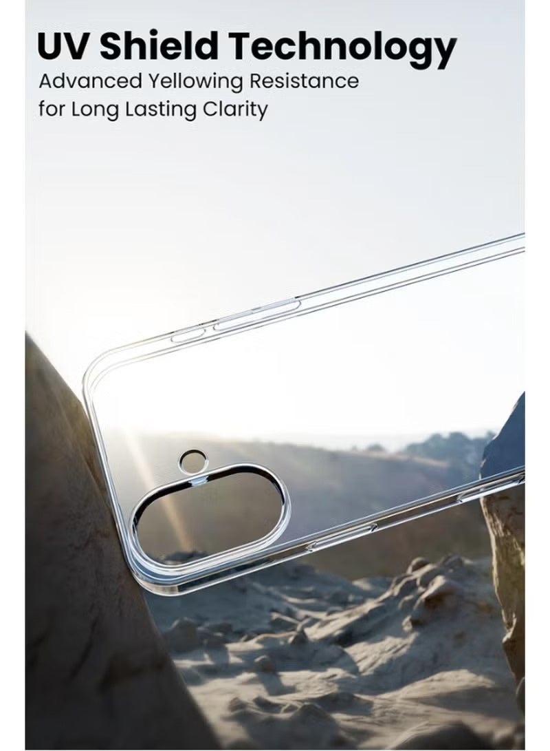 Gulf Trend Case Cover For iPhone 17 – Ultra Clear Flexible Shockproof Silicone Back Cover with Raised Edge Bumper Protection, Anti-Yellow Transparent Slim TPU Protective Phone Case – Clear - Image 2