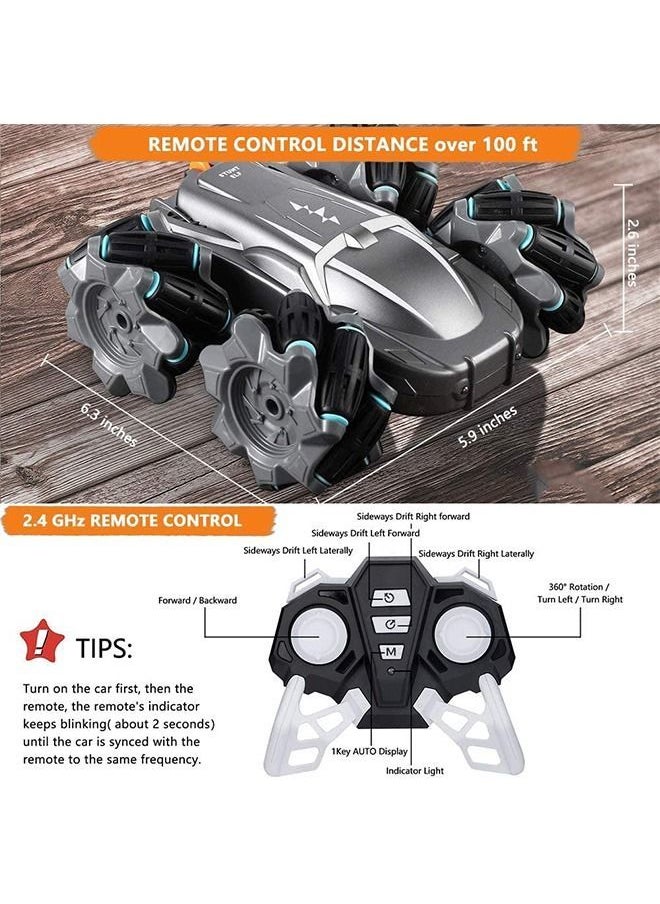 RC Car Toy Double Sided Stunt Car 2.4G 360° Rotation and Drift 4WD All Terrain Remote Control Car with Headlights Cars Toys Gifts for Child Over - pzsku/Z058D58C447CA4E01CEBAZ/45/_/1692350795/154c70ea-9b8c-40bf-b116-b7dd84f124d8